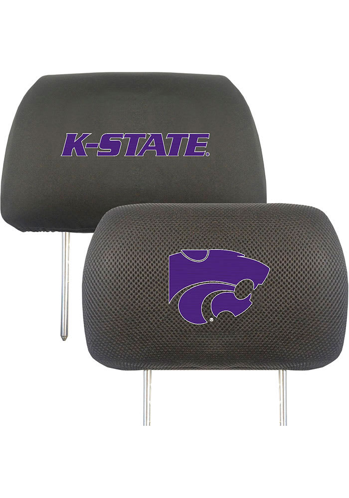 Sports Licensing Solutions K-State Wildcats 10x13 Auto Head Rest Cover - Black