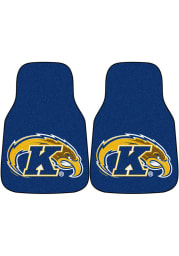 Sports Licensing Solutions Kent State Golden Flashes 2-Piece Carpet Car Mat - Blue