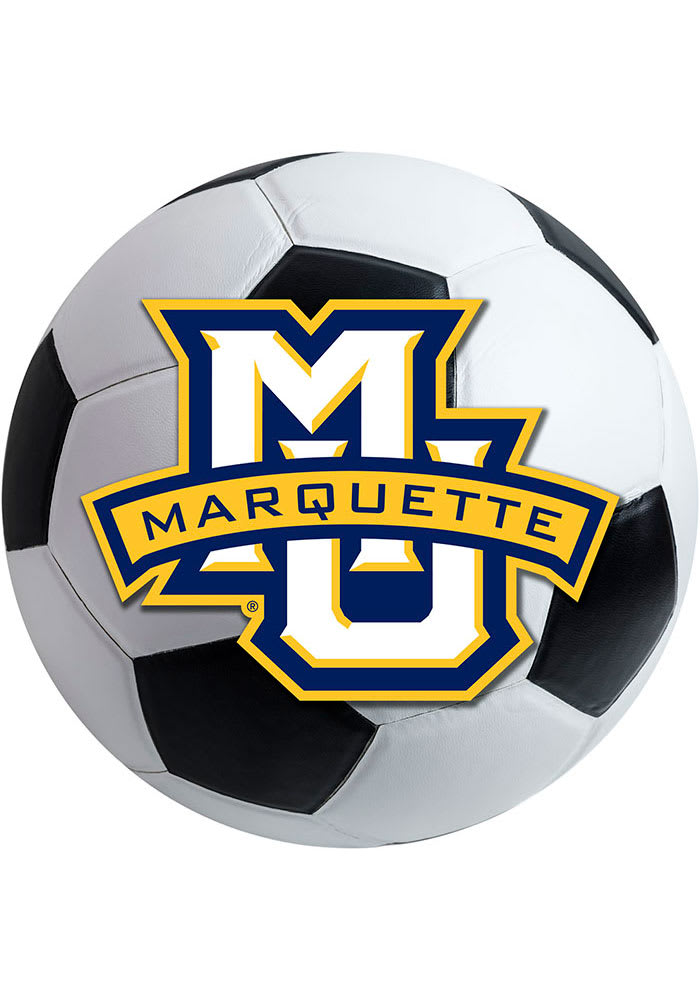 Marquette Golden Eagles 27 Soccer Ball Interior Rug