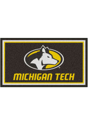 Michigan Tech Huskies 3x5 Plush Interior Rug