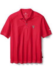 Tommy Bahama Texas Tech Red Raiders Mens Red Emfielder Short Sleeve Polo