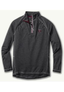 Tommy Bahama Texas A&amp;M Aggies Mens Charcoal Firewall Long Sleeve 1/4 Zip Pullover