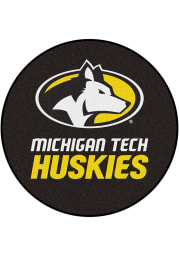 Michigan Tech Huskies 27 Hockey Puck Interior Rug