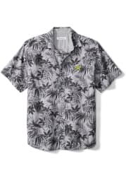 Tommy Bahama Wichita State Shockers Mens Black Reign Forest Fronds Short Sleeve Dress Shirt