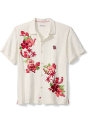 Tommy Bahama St Louis Cardinals Mens White Sport Azule Oasis Short Sleeve Dress Shirt