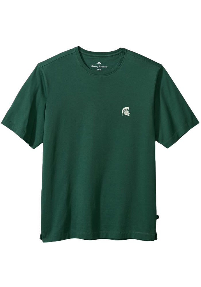 Tommy Bahama Michigan State Spartans Green Sport Bali Skyline Short Sleeve Fashion T Shirt