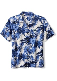 Mens Penn State Nittany Lions Navy Blue Tommy Bahama Sport Harbor Island Hibiscus Silk Camp Shor..