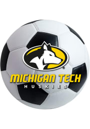 Michigan Tech Huskies 27 Soccer Ball Interior Rug