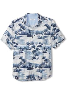 Tommy Bahama Kansas City Royals Mens Blue Sport Tropical Horizons Shirt Short Sleeve Dress Shirt