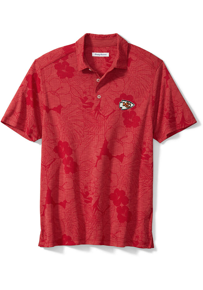 Tommy Bahama Red Kansas City Chiefs Miramar Blooms Polo