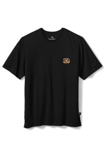 Tommy Bahama Cincinnati Bengals Black Bali Skyline Short Sleeve Fashion T Shirt