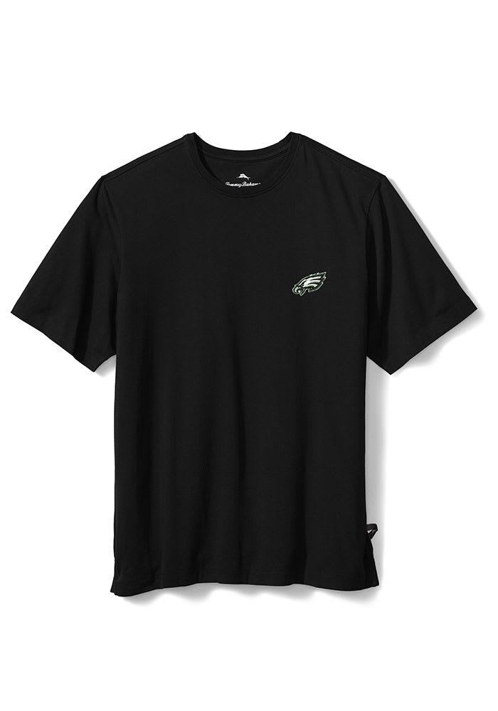 Tommy Bahama Philadelphia Eagles Black Bali Skyline Short Sleeve T Shirt