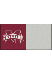 Mississippi State Bulldogs 18x18 Team Tiles Interior Rug