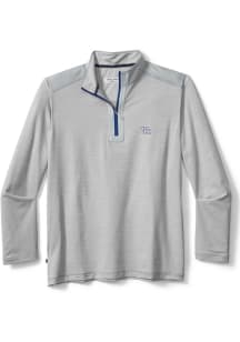 Tommy Bahama Kentucky Wildcats Mens Grey Sport on Deck Long Sleeve 1/4 Zip Pullover