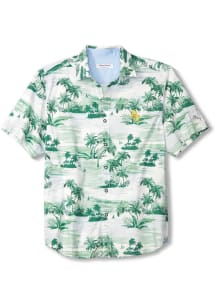 Tommy Bahama Baylor Bears Mens Green Sport Tropical Horizons Short Sleeve Dress Shirt