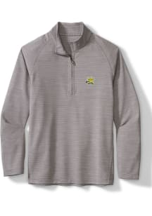 Tommy Bahama Wichita State Shockers Mens Grey Play Action Long Sleeve 1/4 Zip Pullover