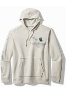 Tommy Bahama Michigan State Spartans Mens White Home Game Fashion Hood