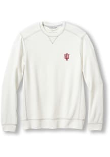 Tommy Bahama Indiana Hoosiers Mens White Sport Tobago Long Sleeve Fashion Sweatshirt