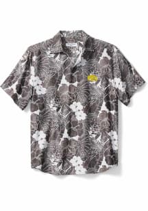 Tommy Bahama Iowa Hawkeyes Mens Black Point Playa Short Sleeve Dress Shirt