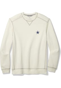 Tommy Bahama Dallas Cowboys Mens White SPORT TOBAGO  BAY Long Sleeve Crew Sweatshirt