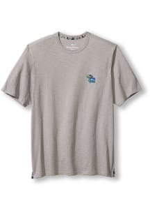 Tommy Bahama Kansas Jayhawks Grey Sport Bali Beach Crew Short Sleeve Fashion T Shirt