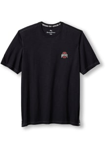 Tommy Bahama Ohio State Buckeyes Black Sport Bali Beach Crew Short Sleeve Fashion T Shirt