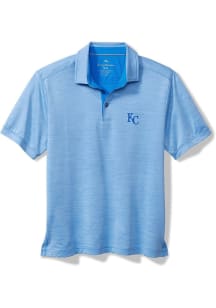 Tommy Bahama Kansas City Royals Mens Light Blue San Raphael Short Sleeve Fashion Polo