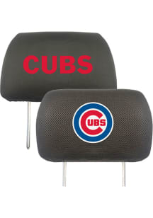 Sports Licensing Solutions Chicago Cubs 10x13 Auto Head Rest Cover - Black