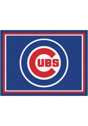 Chicago Cubs 8x10 Plush Interior Rug