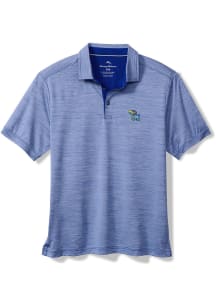 Tommy Bahama Kansas Jayhawks Mens Blue Sport San Raphael Short Sleeve Fashion Polo