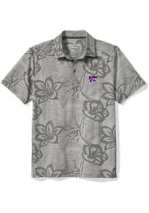 Tommy Bahama K-State Wildcats Mens Grey Sport Delray Fresco Short Sleeve Polo