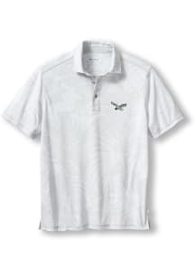 Tommy Bahama Philadelphia Eagles Mens Grey Sport Santiago Paradise Short Sleeve Polo