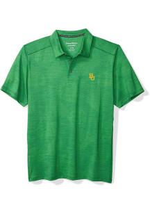 Tommy Bahama Baylor Bears Mens Kelly Green Sport Delray Frond Short Sleeve Polo