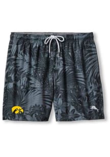 Mens Iowa Hawkeyes Black Tommy Bahama Sport Naples Swim Trunks