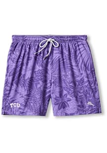 Tommy Bahama TCU Horned Frogs Mens Purple Sport Naples Swim Trunks
