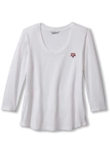 Tommy Bahama Texas A&amp;M Aggies Womens White Ashby LS Tee
