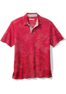 Tommy Bahama Oklahoma Sooners Mens Red Sport Santiago Paradise Short Sleeve Fashion Polo