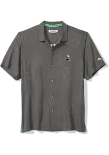 Tommy Bahama Cleveland Browns Mens Grey Catch of the Day Short Sleeve Dress Shirt