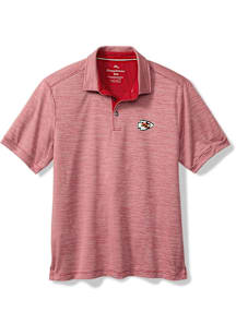 Tommy Bahama Kansas City Chiefs Mens Red Sport San Raphael Short Sleeve Fashion Polo