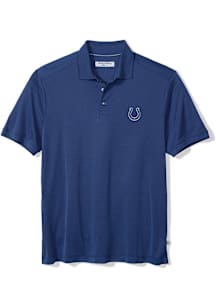 Tommy Bahama Indianapolis Colts Mens Blue Bay Stripe Short Sleeve Fashion Polo