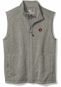 Tommy Bahama Chicago Bears Mens Grey Playoff Vest Sleeveless Jacket