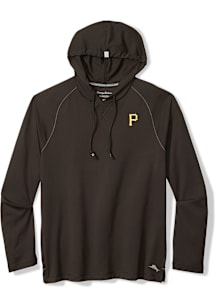Tommy Bahama Pittsburgh Pirates Mens Black Sunset Rally Hood Long Sleeve Hoodie