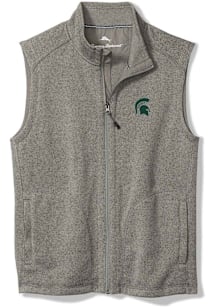 Tommy Bahama Michigan State Spartans Mens Grey Playoff Sleeveless Jacket