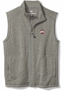 Tommy Bahama Ohio State Buckeyes Mens Grey Playoff Sleeveless Jacket