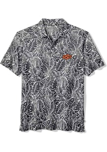 Tommy Bahama Oklahoma State Cowboys Mens Black Palm Mirage Short Sleeve Fashion Polo
