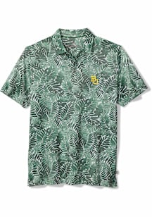 Tommy Bahama Baylor Bears Mens Green Palm Mirage Short Sleeve Fashion Polo