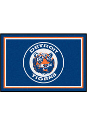 Detroit Tigers 4x6 Plush Interior Rug