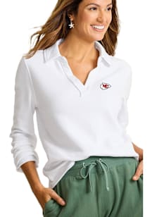 Tommy Bahama Kansas City Chiefs Womens White Marina LS Tee