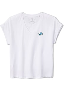 Tommy Bahama Detroit Lions Womens White Kauai Short Sleeve T-Shirt