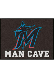 Miami Marlins 34x42 Man Cave All Star Interior Rug